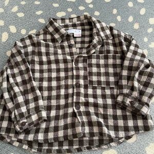 Zara Kids Checkered Shirt